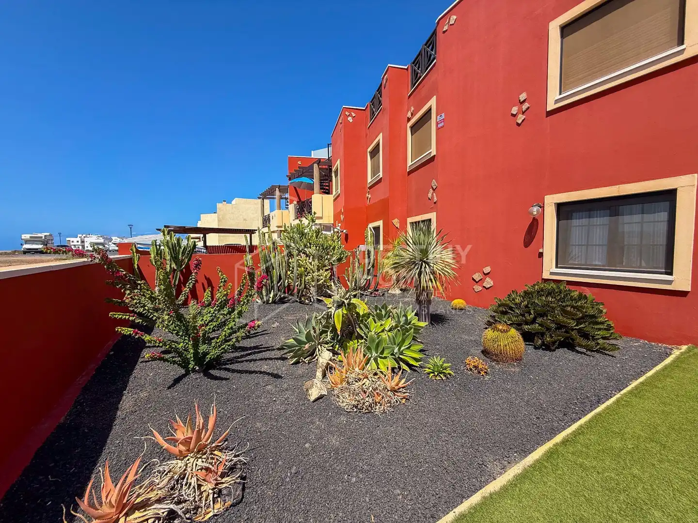 Exterior view of Apartments for sale in La Oliva  with Private garden, Terrace and Furnished