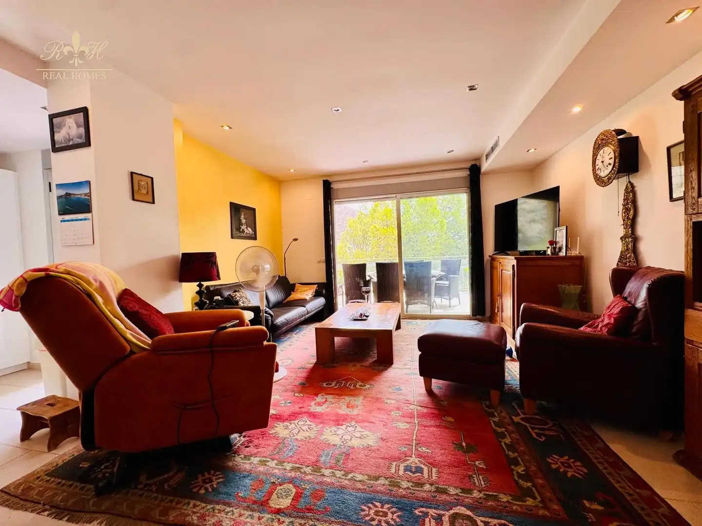 Living room of Flat for rent in Altea  with Air Conditioner, Swimming Pool and Community pool