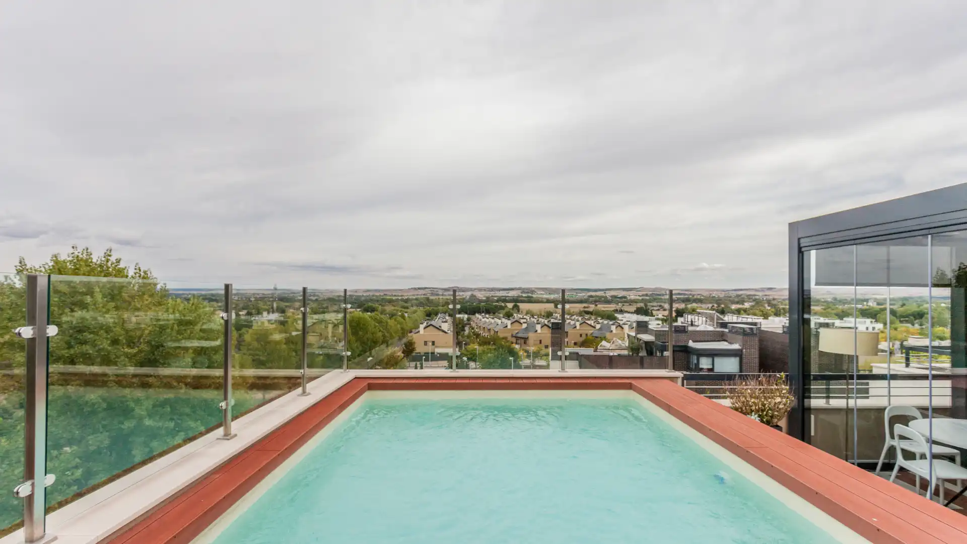 Swimming pool of Duplex for sale in Fuente del Fresno  with Air Conditioner, Heating and Storage room