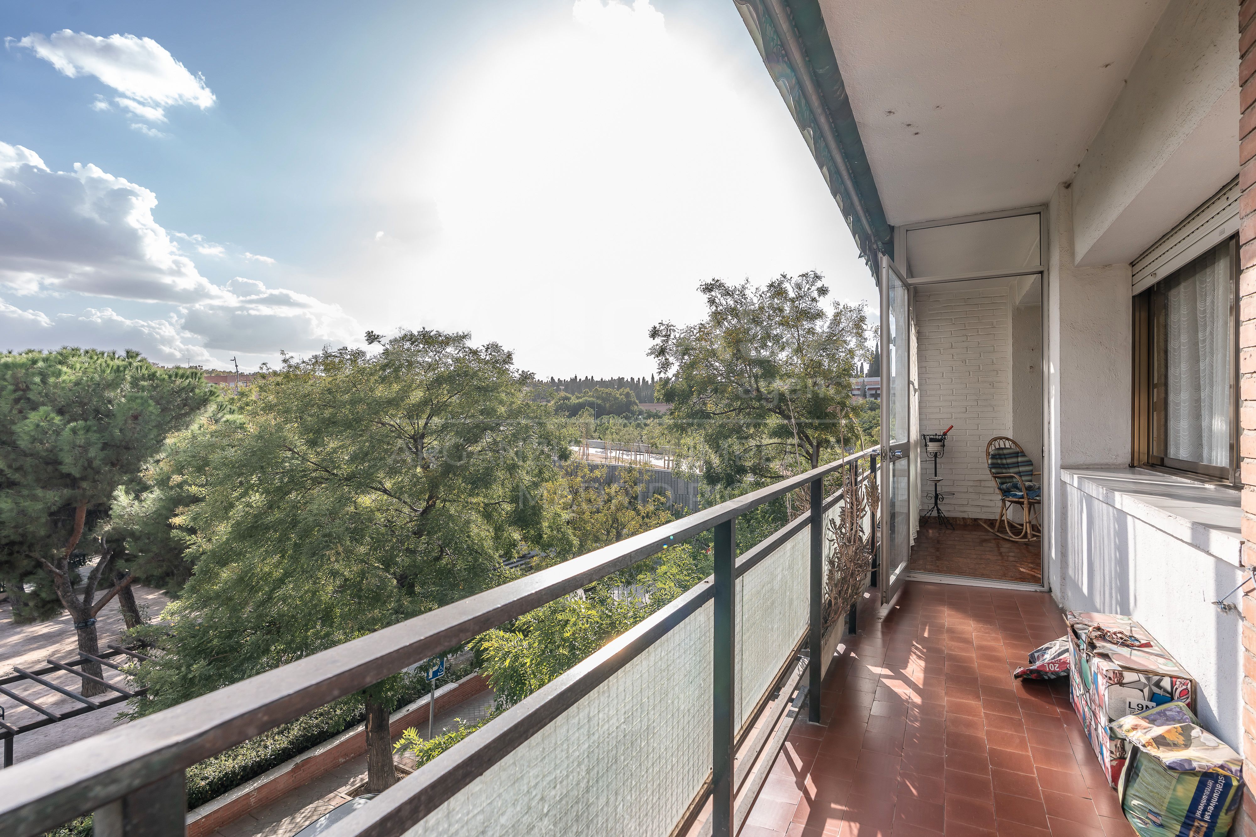 Balcony of Flat for sale in  Madrid Capital  with Heating and Terrace
