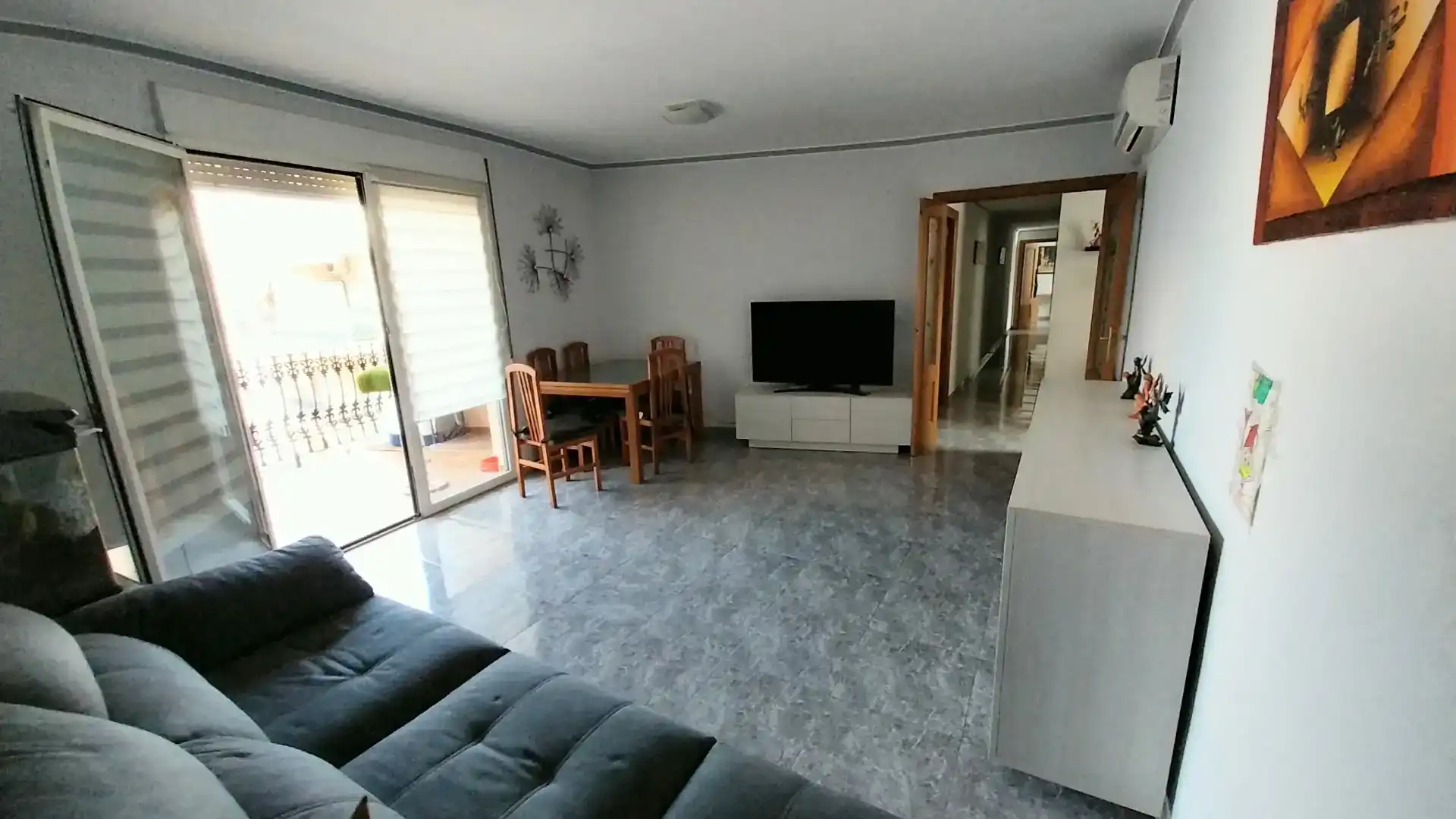 Sala de estar de Piso en venta en Carcaixent con Aire acondicionado y Trastero