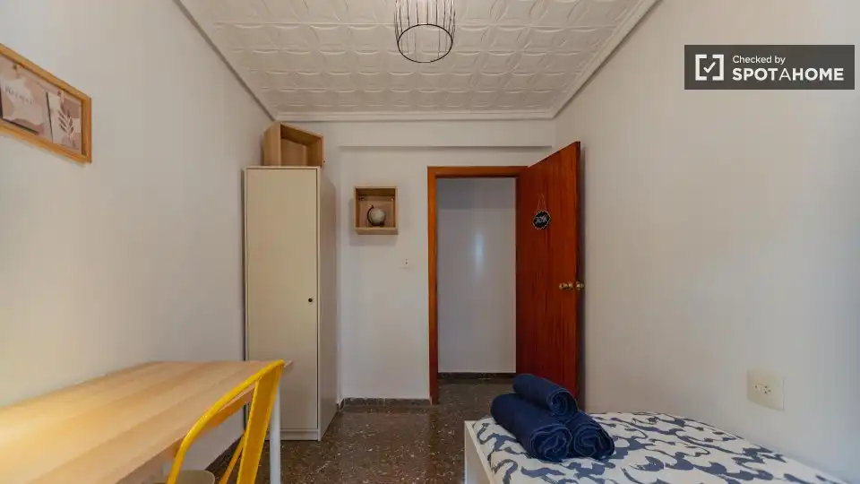 Bedroom of Flat for rent in Xirivella  with Air Conditioner, Heating and Furnished