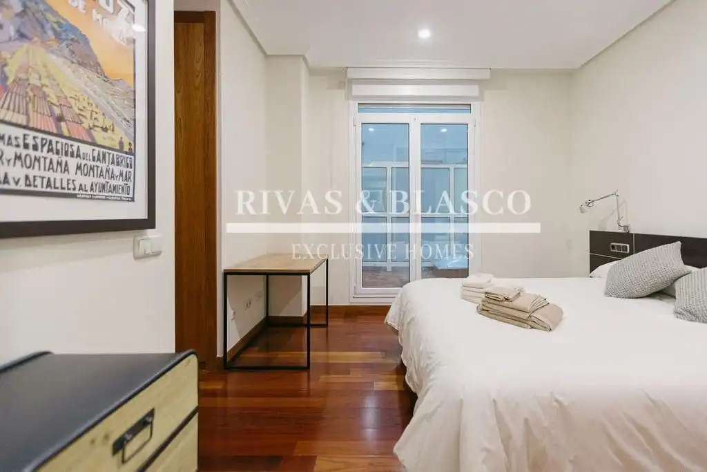 Dormitori de Apartament de lloguer en Donostia - San Sebastián  amb Aire condicionat, Calefacció i Moblat