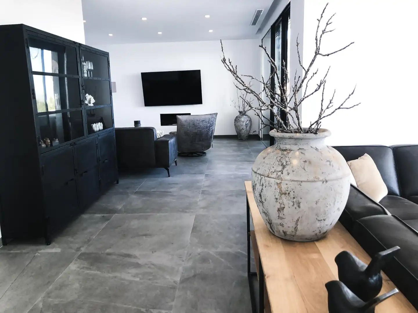 Sala d'estar de Casa o xalet en venda en Rojales amb Aire condicionat, Jardí privat i Terrassa