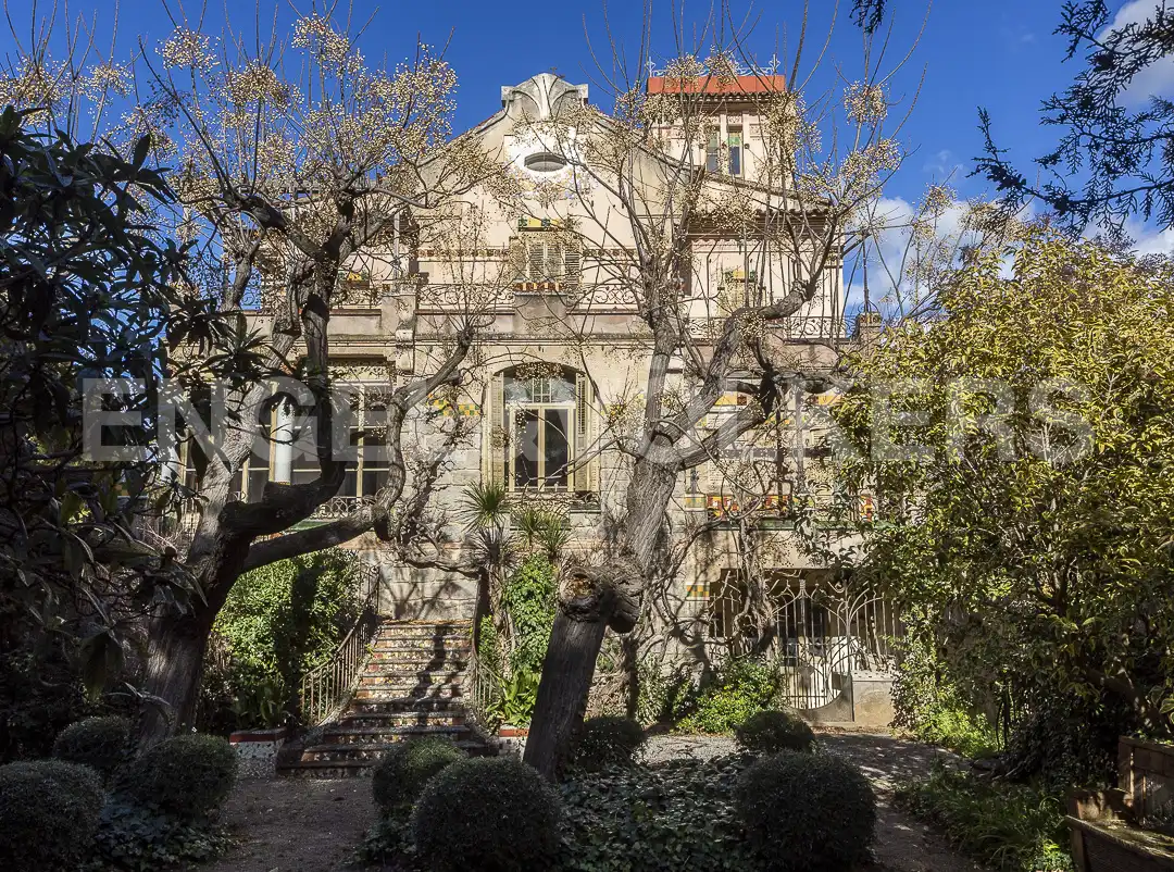 Vista exterior de Casa o xalet en venda en La Garriga amb Calefacció, Jardí privat i Terrassa