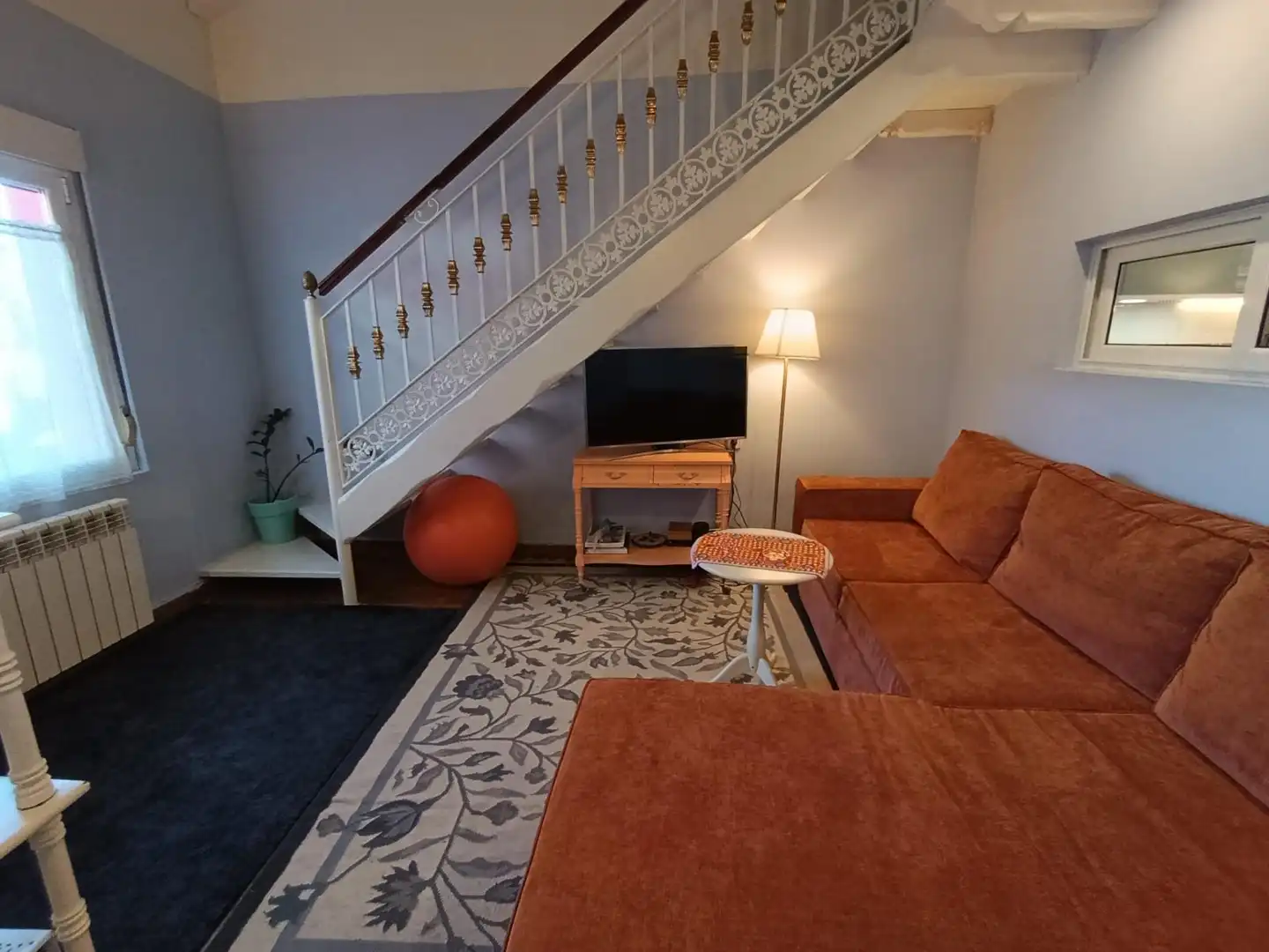 Sala de estar de Casa o chalet en venta en Avilés con Terraza, Trastero y Amueblado