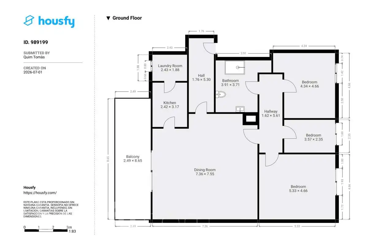 Piso en venta en Santa Perpètua de Mogoda con Balcón