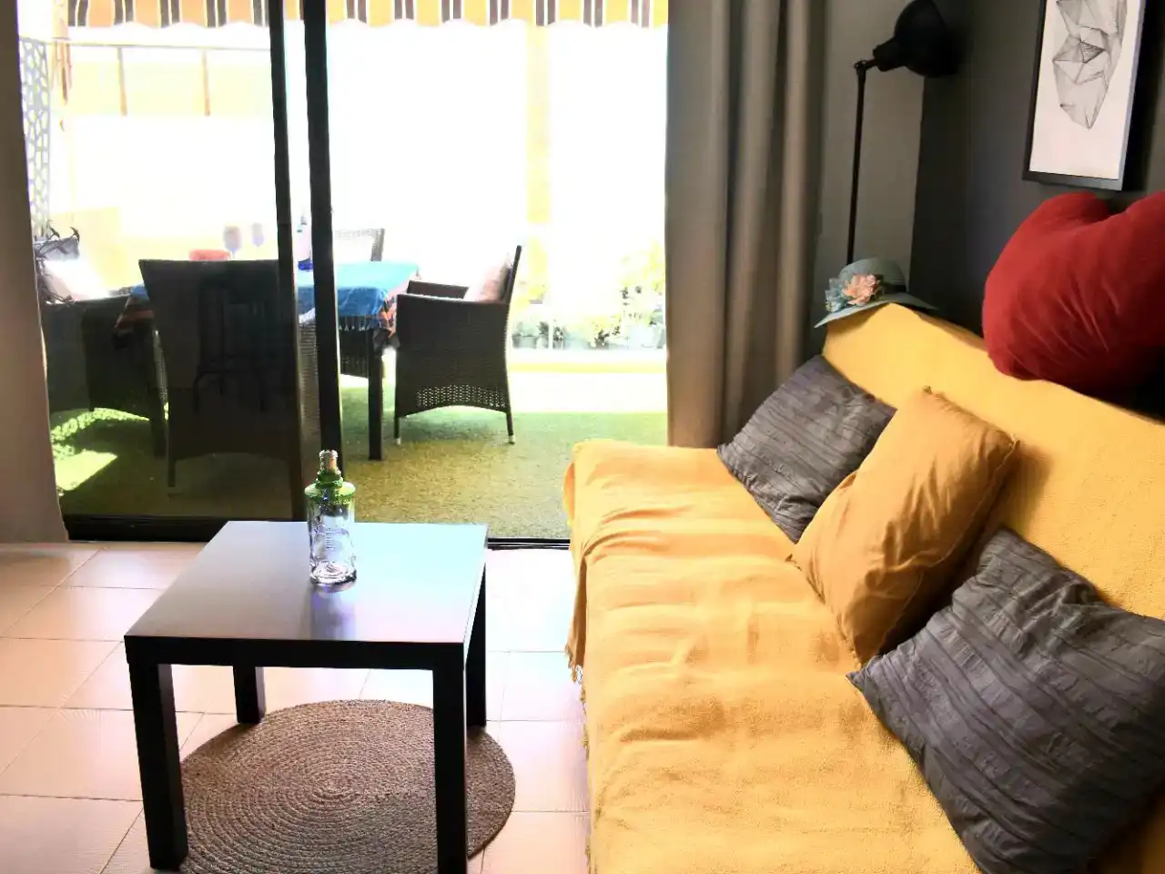 Living room of Flat for sale in Adeje  with Terrace, Swimming Pool and Balcony