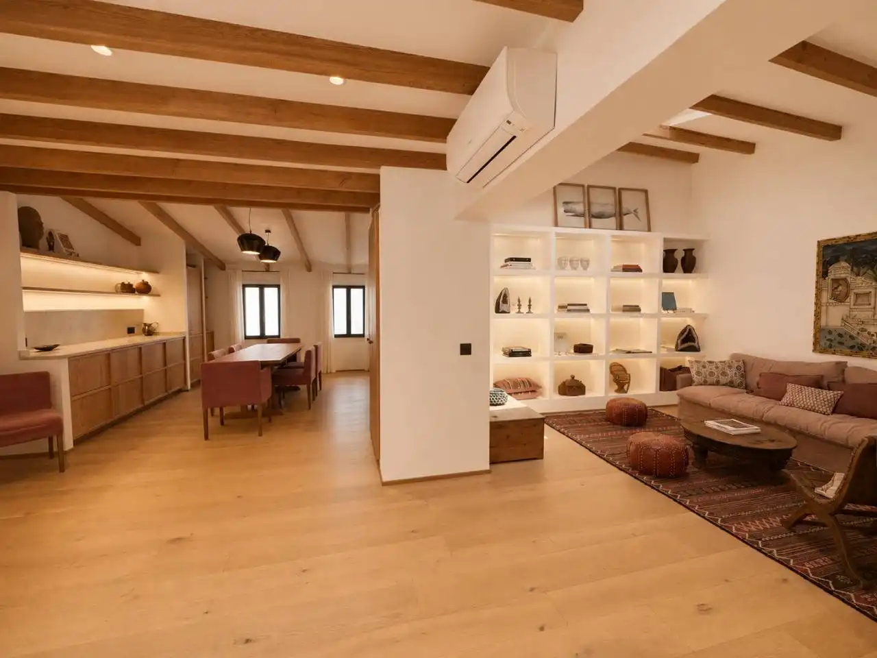 Sala de estar de Ático en venta en  Palma de Mallorca con Aire acondicionado, Calefacción y Parquet