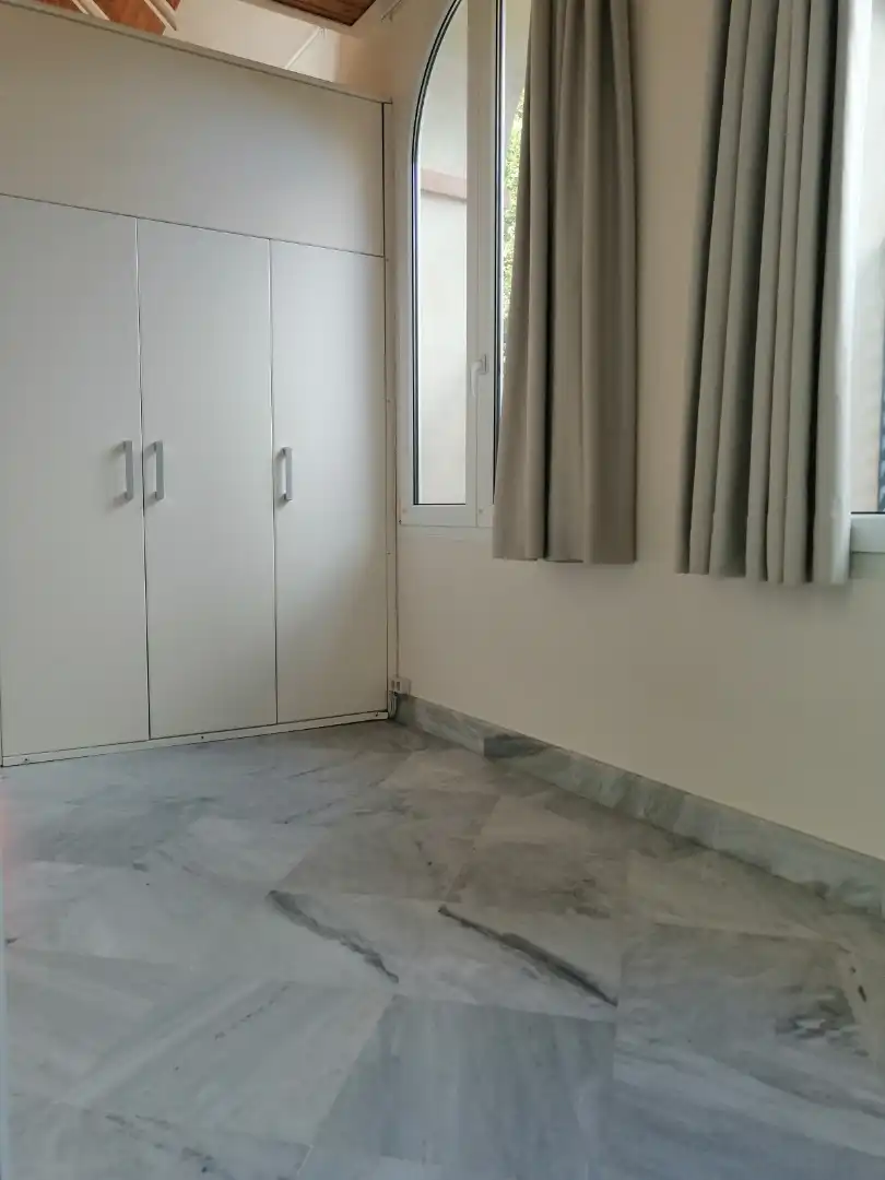 Schlafzimmer von Loft zur Miete in Sevilla mit Klimaanlage, Heizung und Terrasse