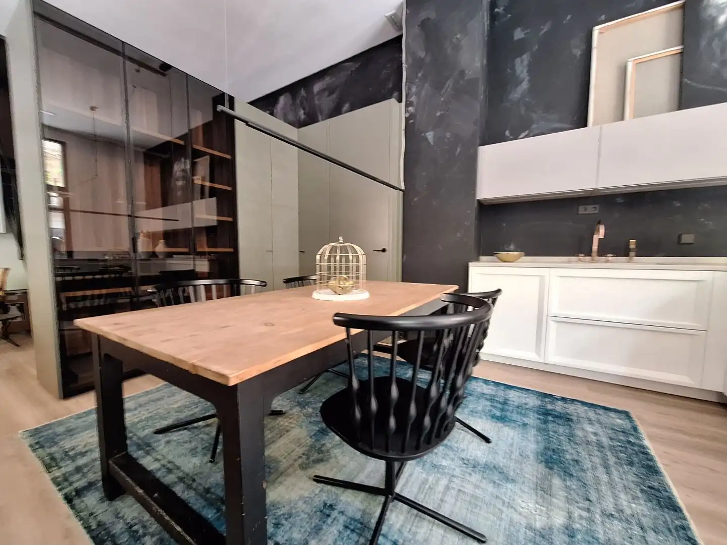 Dining room of Office for rent in Madrid  with Air Conditioner, Heating and Furnished