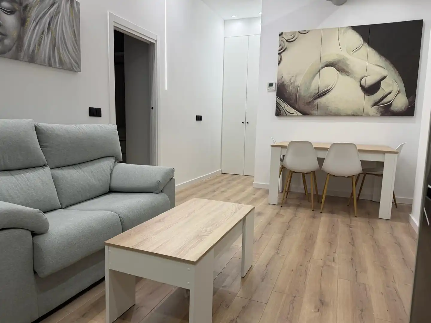 Wohnzimmer von Wohnungen zum Verkauf in Murcia mit Klimaanlage, Heizung und Parkett