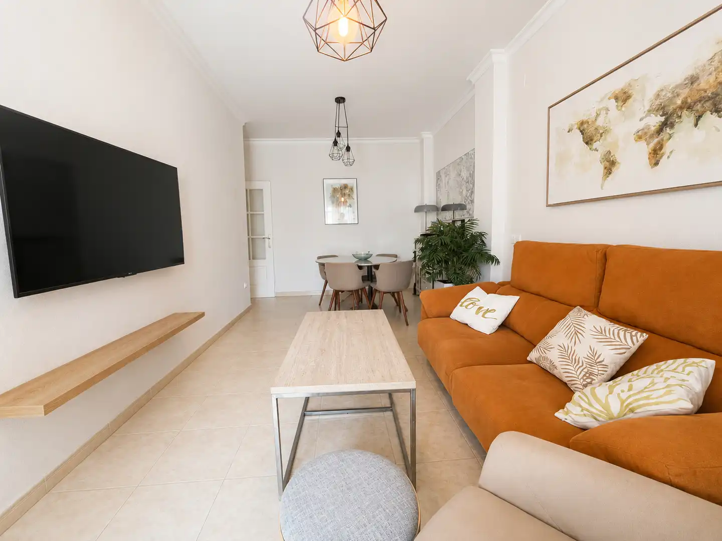 Sala de estar de Piso en venta en Lepe con Aire acondicionado, Calefacción y Trastero