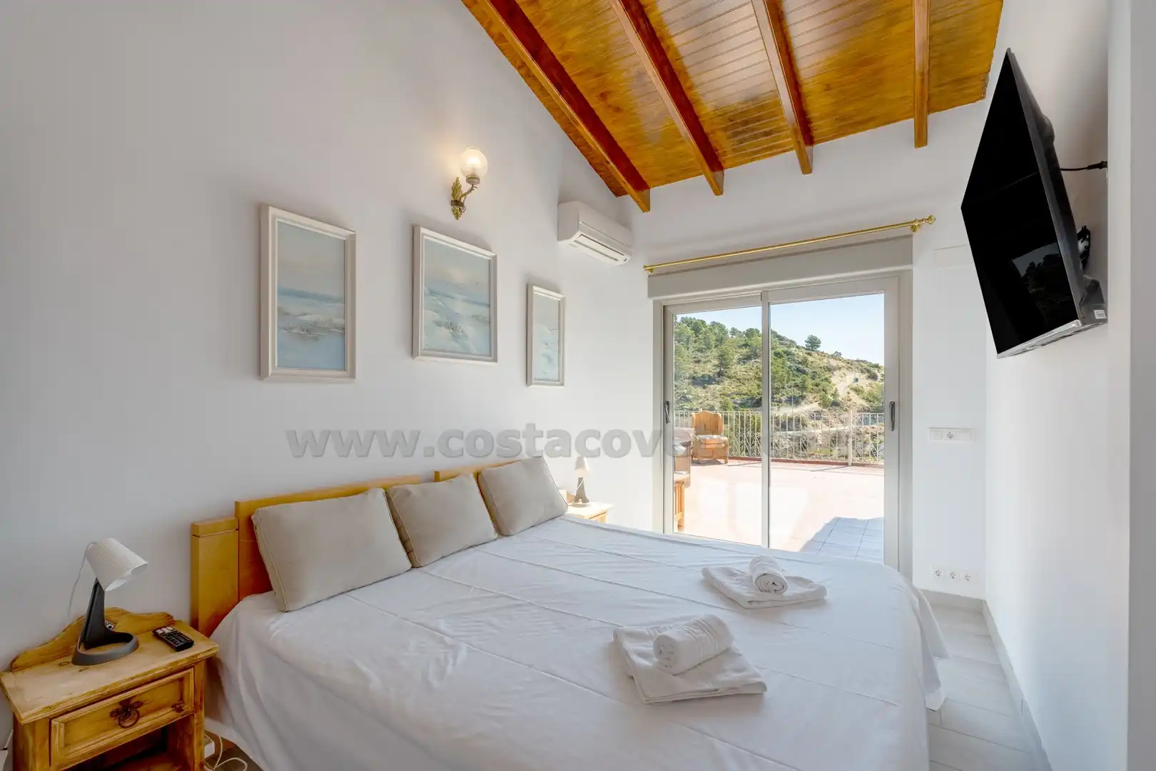 Habitación de Casa o chalet en venta en Relleu con Aire acondicionado, Jardín privado y Terraza