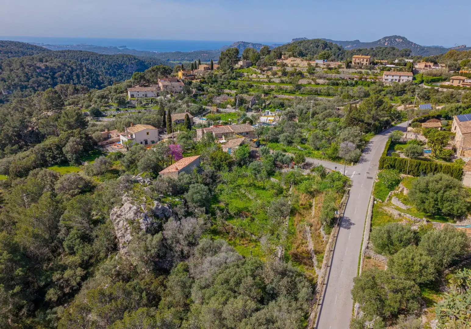 Vista exterior de Finca rústica en venta en Puigpunyent con Jardín privado, Terraza y Trastero