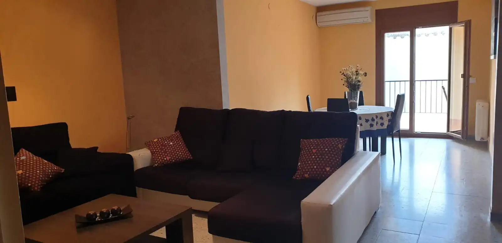 Living room of Houses for sale in Cantallops  with Heating, Private garden and Furnished