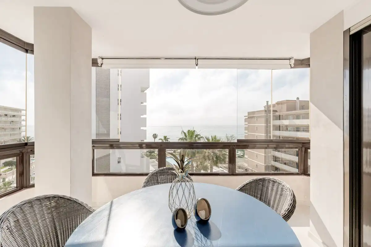 Terraza de Apartamento en venta en Torremolinos con Aire acondicionado, Amueblado y Piscina comunitaria