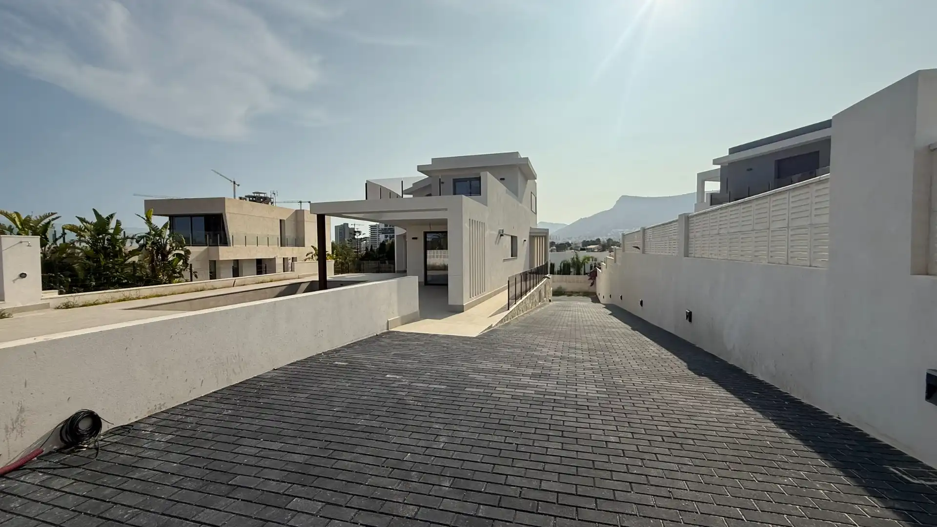 Vista exterior de Casa o xalet en venda en Calpe / Calp amb Aire condicionat, Calefacció i Jardí privat