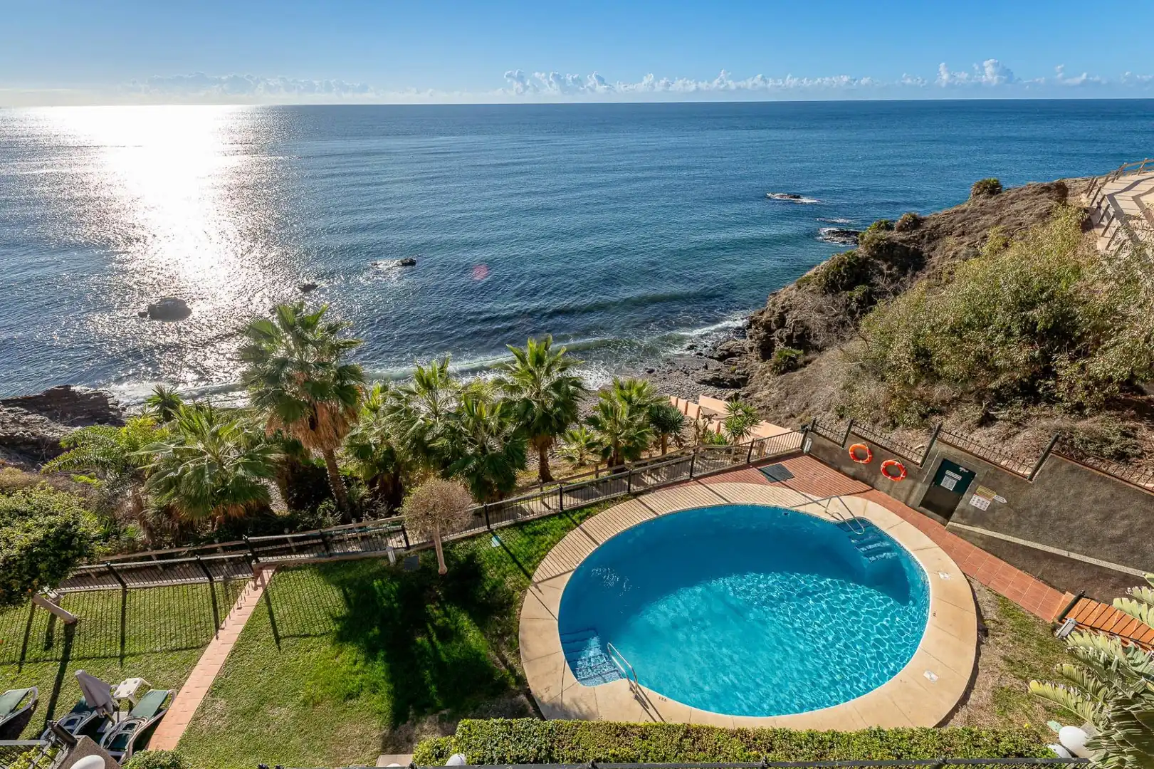 Swimming pool of Apartments for sale in Benalmádena  with Air Conditioner, Heating and Terrace