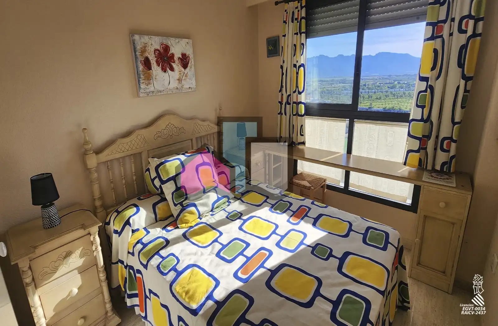 Habitación de Apartamento en venta en Cullera con Aire acondicionado, Terraza y Amueblado