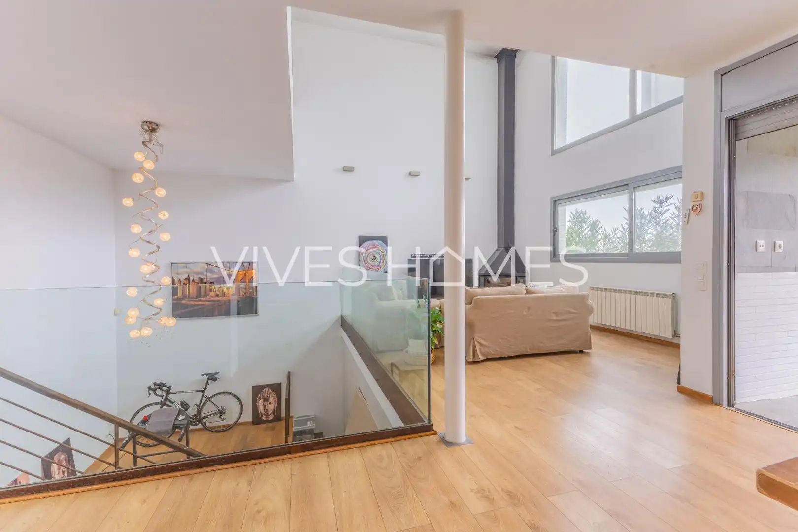 Living room of Houses for sale in Mataró  with Heating, Private garden and Terrace