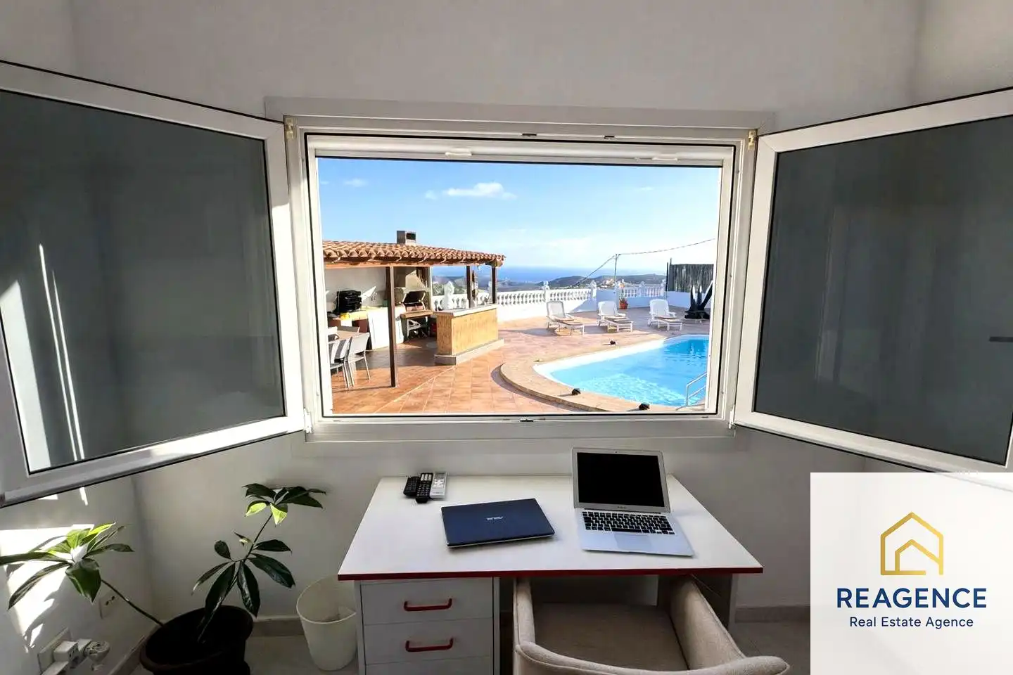 Terraza de Casa o chalet en venta en El Salobre