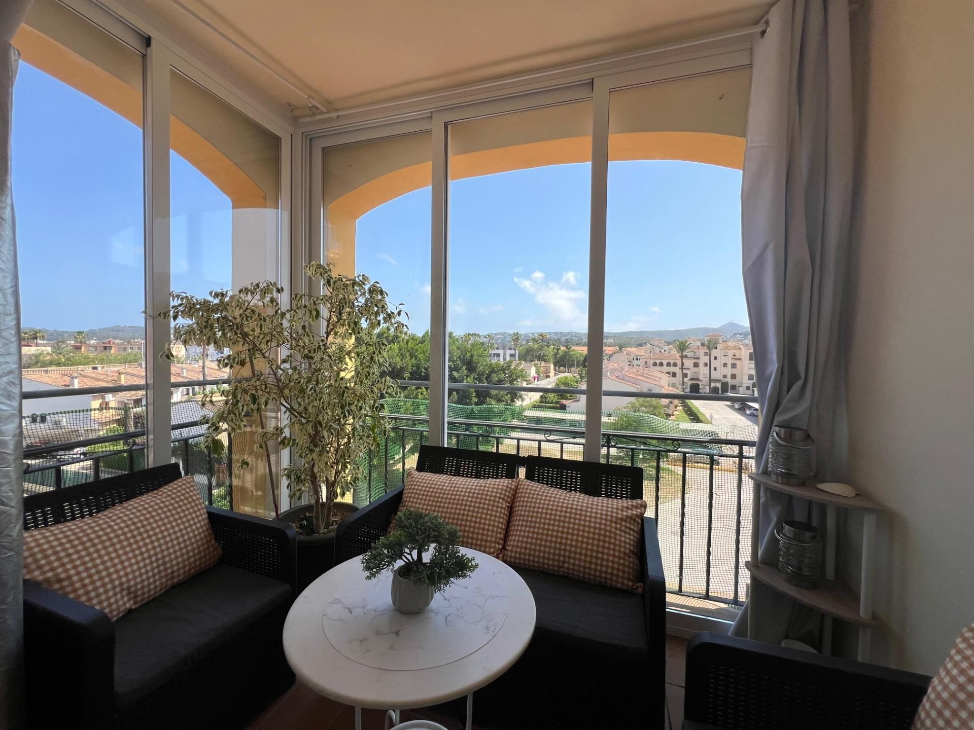 Balcony of Apartment to rent in Jávea / Xàbia  with Air Conditioner, Terrace and Balcony