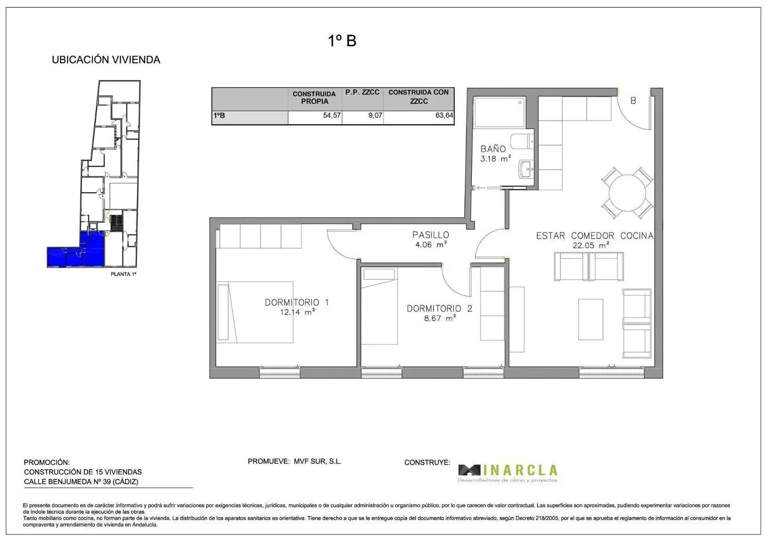 Wohnung mit Pool zum Verkauf in Alameda - Mentidero - Teatro Falla, imagen 14