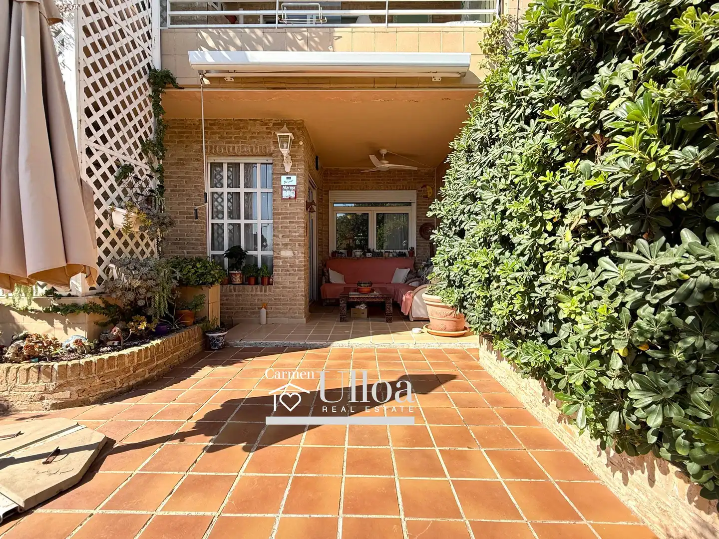 Terraza de Casa o chalet en venta en Alicante / Alacant con Aire acondicionado, Jardín privado y Terraza