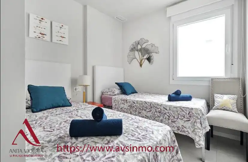 Habitación de Casa o chalet de alquiler en San Pedro del Pinatar con Aire acondicionado, Jardín privado y Amueblado