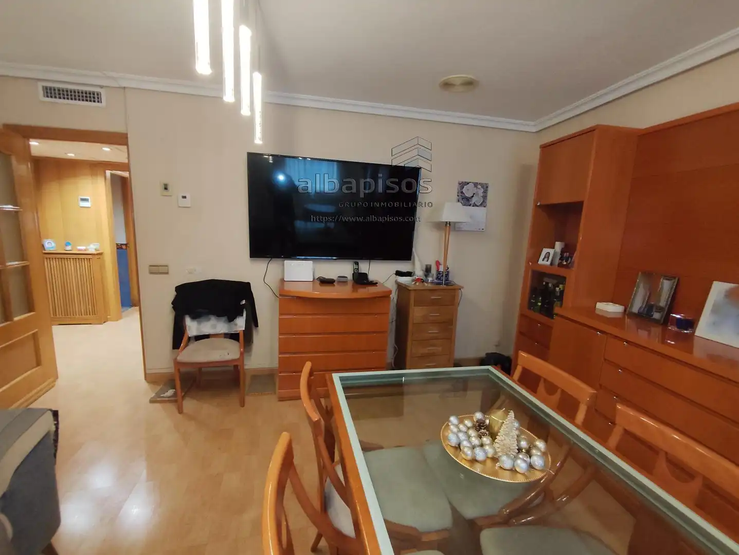 Sala de estar de Piso en venta en Albacete con Aire acondicionado, Calefacción y Trastero