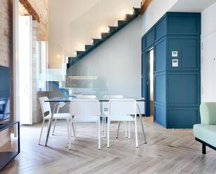 Dining room of Duplex to rent in  Valencia Capital  with Air Conditioner, Heating and Furnished