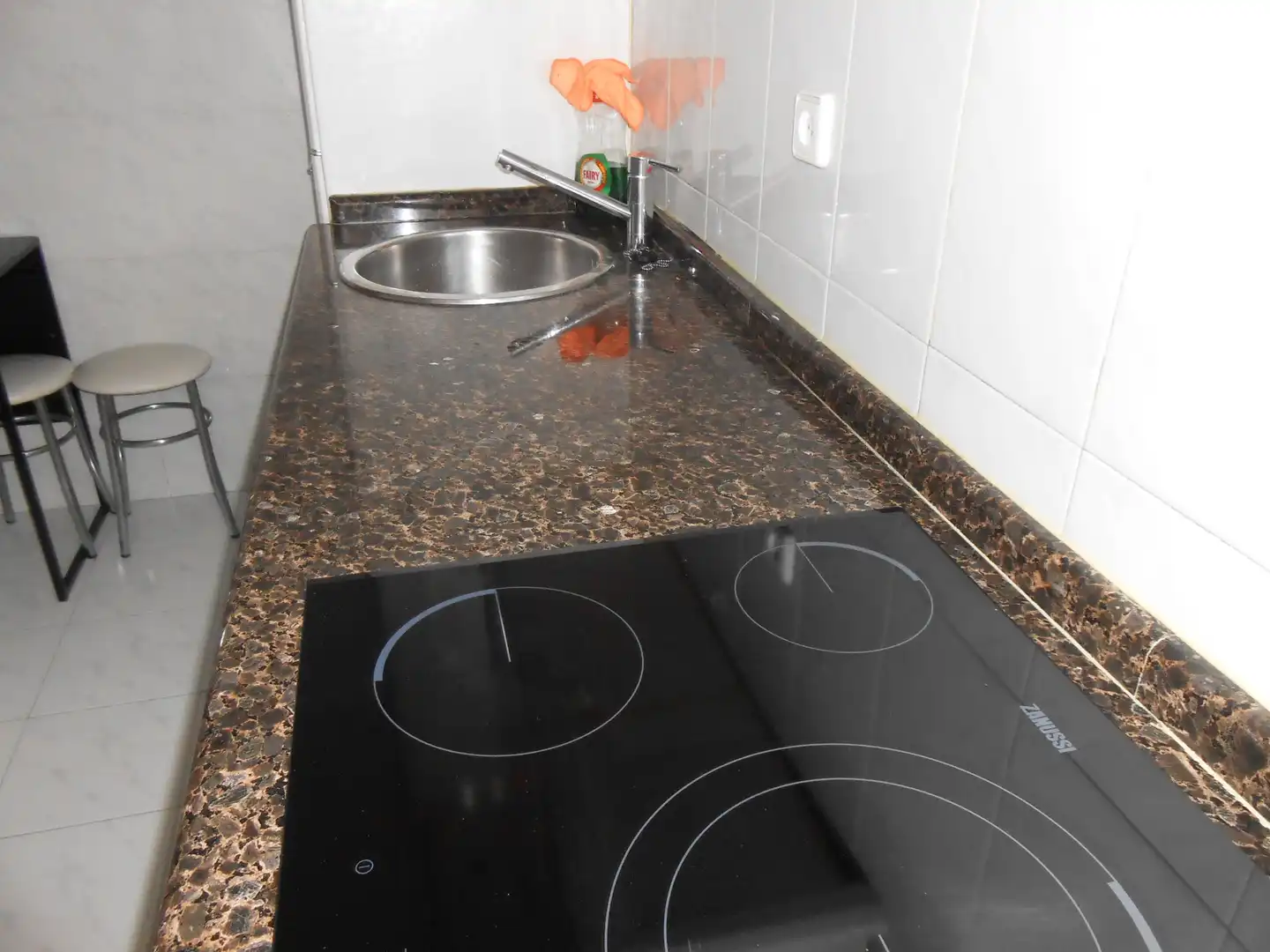 Kitchen of Flat for rent in Bilbao   with Heating, Furnished and Balcony