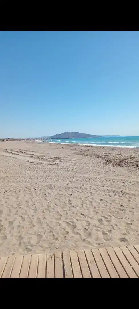 Vista exterior de Ático de alquiler en Vera con Aire acondicionado, Jardín privado y Piscina
