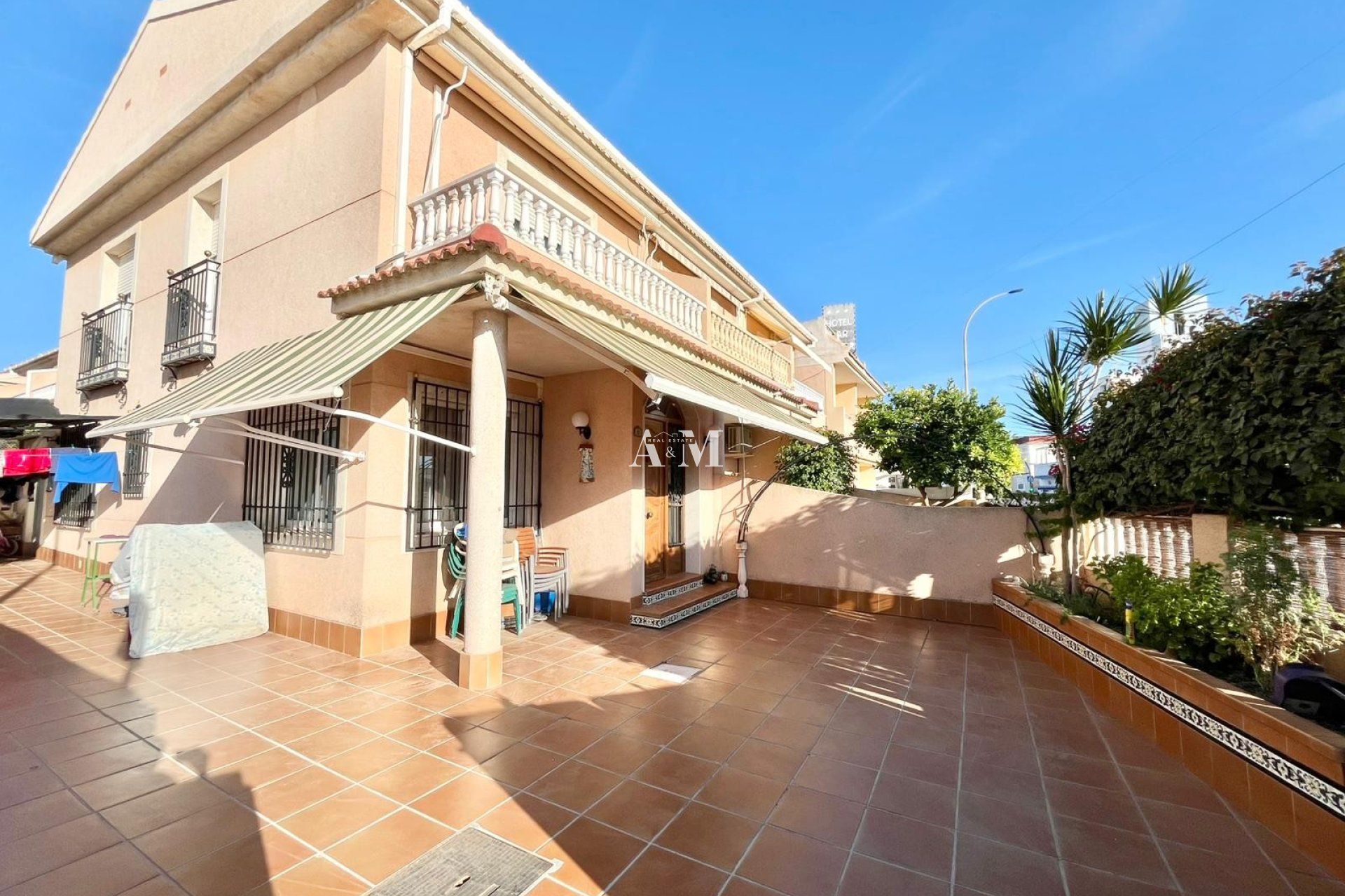 Exterior view of Single-family semi-detached to rent in San Javier  with Air Conditioner, Heating and Private garden