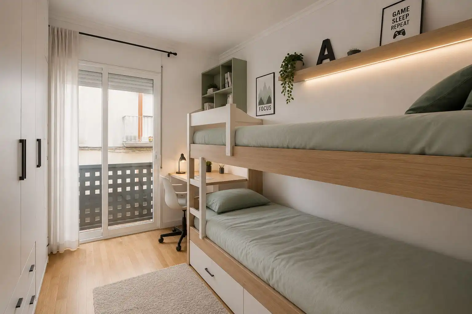 Habitación de Casa adosada en venta en Girona con Terraza y Alarma