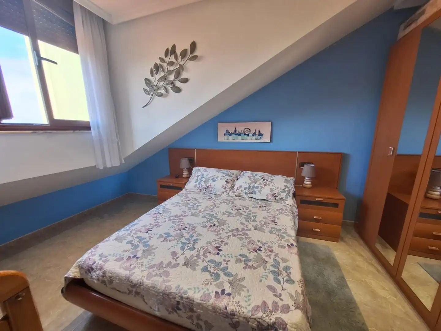 Dormitori de Casa o xalet de lloguer en Carreño amb Calefacció, Jardí privat i Piscina
