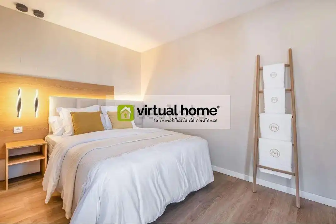 Bedroom of Flat for sale in Benidorm  with Air Conditioner, Terrace and Furnished