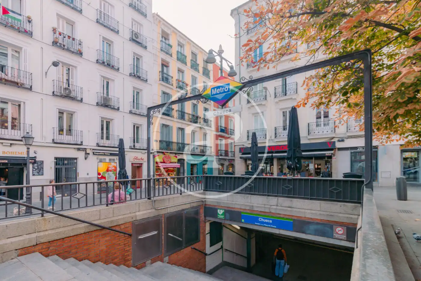 Außenansicht von Wohnung zur Miete in Madrid mit Klimaanlage, Heizung und Möbliert