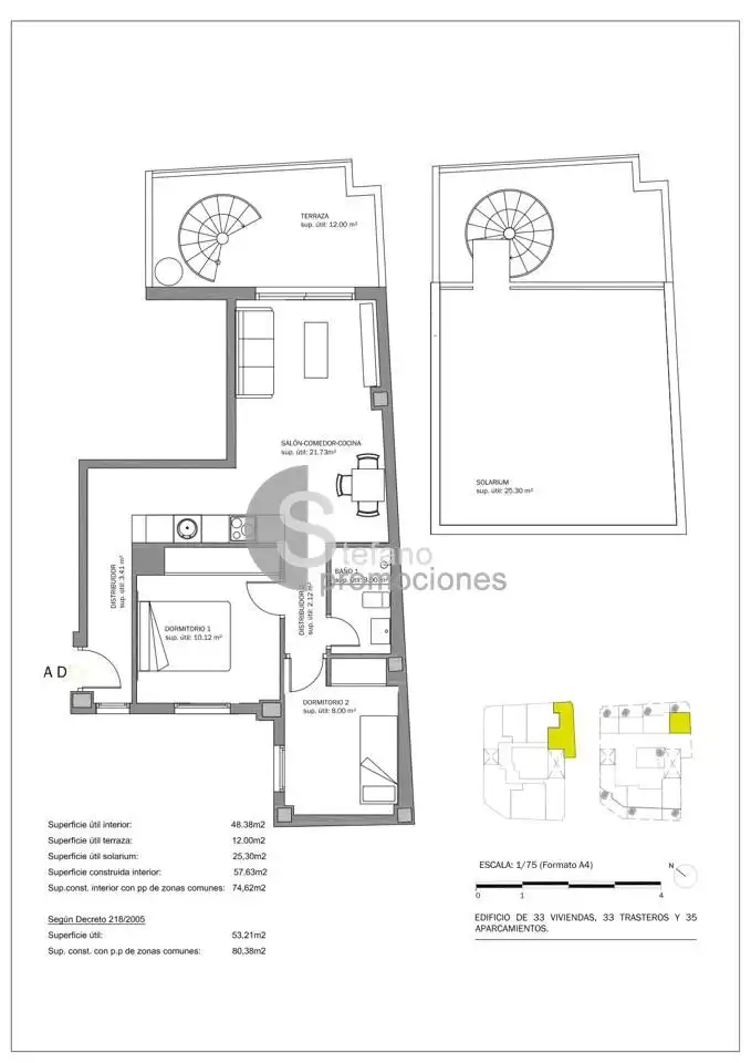 Penthouse with lift for sale in Las Lagunas, imagen 7