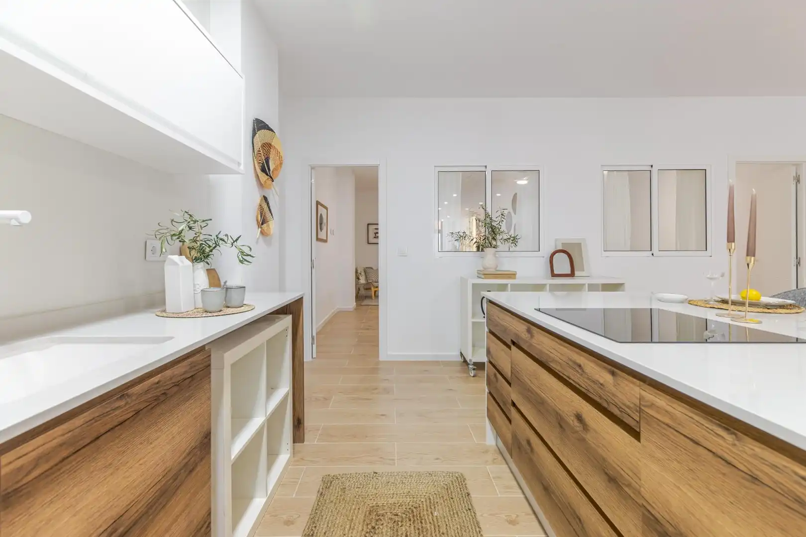 Cocina de Planta baja en venta en Bonrepòs i Mirambell con Aire acondicionado