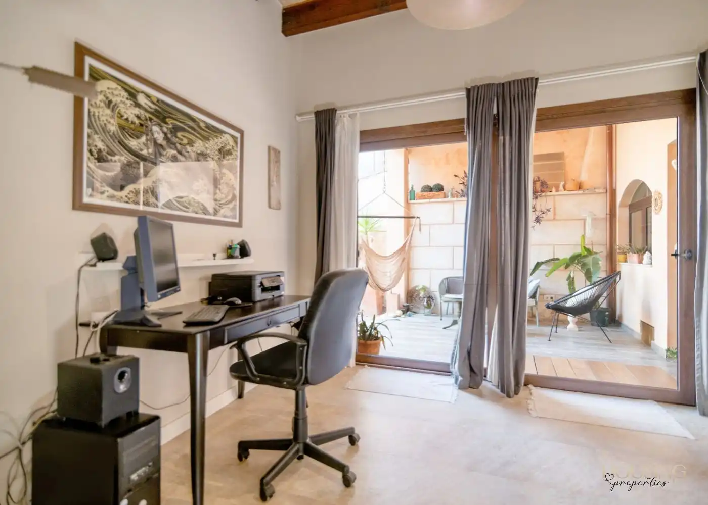 Terraza de Casa adosada en venta en Campos poble