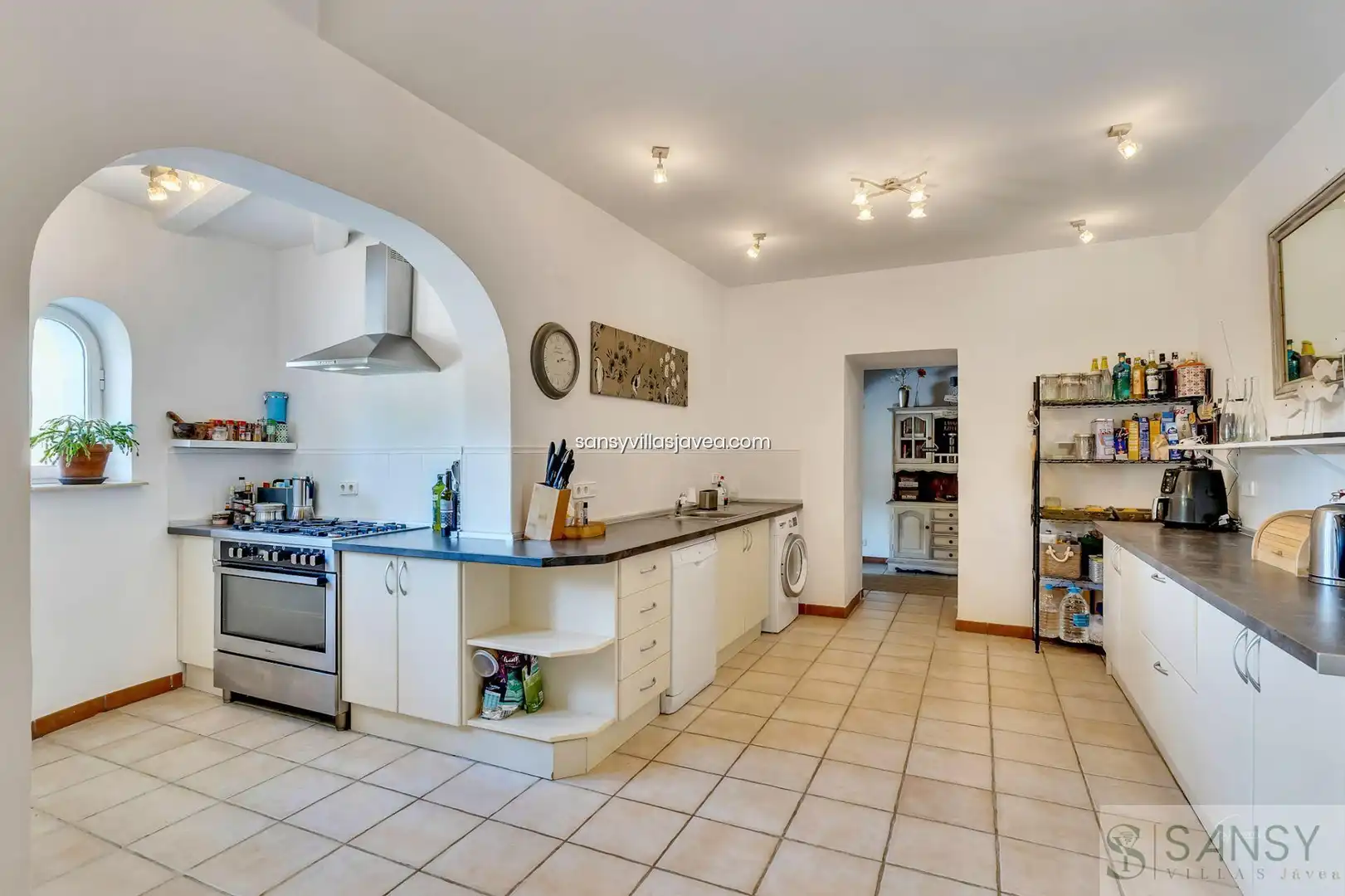 Cuina de Casa o xalet en venda en Jávea / Xàbia amb Aire condicionat i Traster