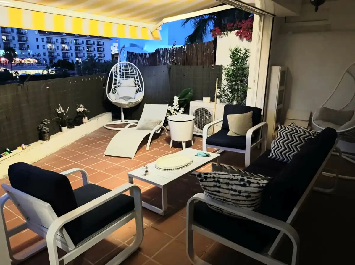 Terrasse von Erdgeschoss zum Verkauf in Benalmádena mit Klimaanlage, Heizung und Terrasse