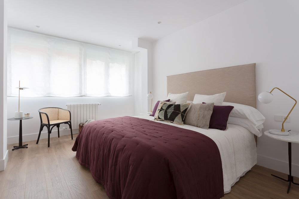 Bedroom of Flat to rent in Badalona  with Air Conditioner, Furnished and Pets allowed