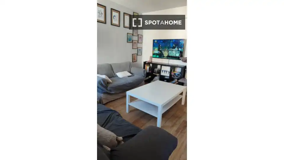 Sala de estar de Piso de alquiler en Valencia con Aire acondicionado, Calefacción y Amueblado