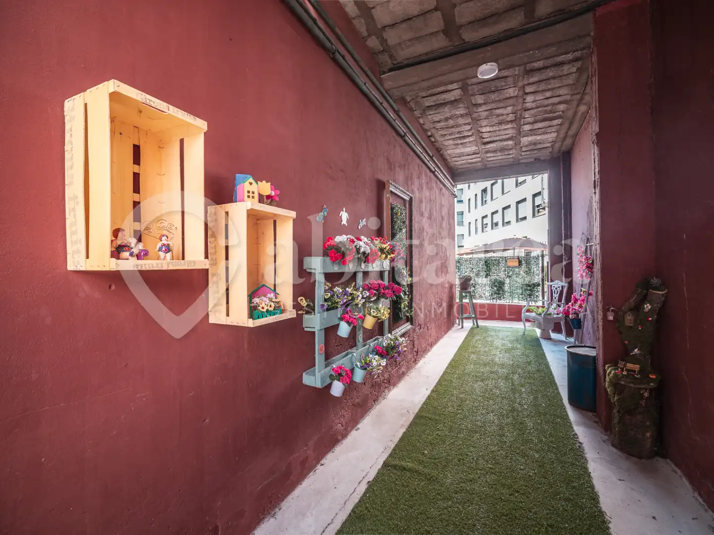 Terraza de Piso de alquiler en Santander con Jardín privado, Amueblado y Horno