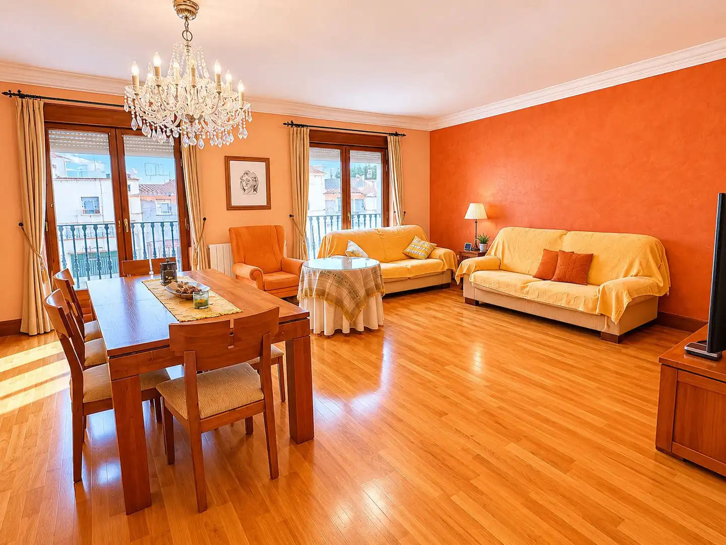 Sala d'estar de Casa o xalet en venda en Manzanares amb Aire condicionat, Calefacció i Terrassa