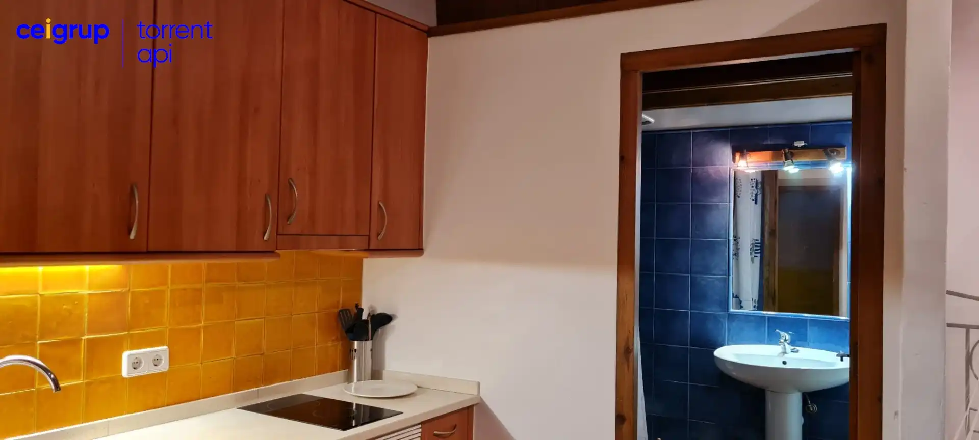 Küche von Wohnung zur Miete in Pals mit Klimaanlage, Heizung und Terrasse