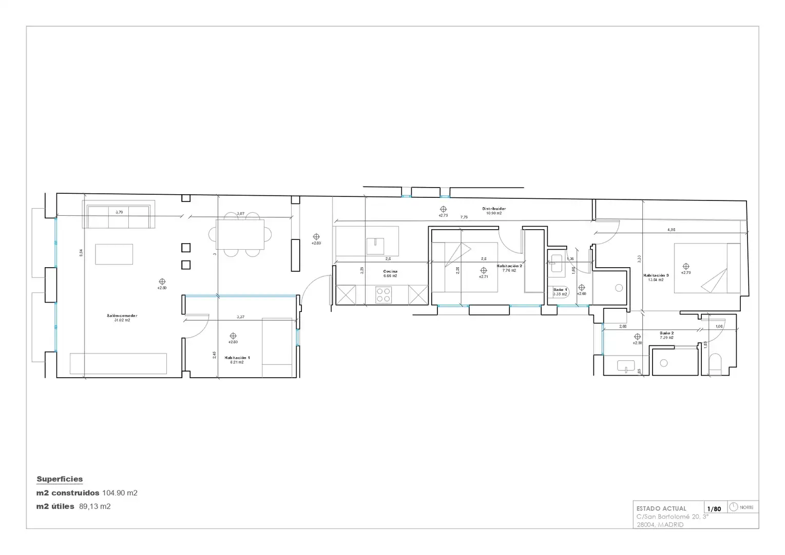 Piso con terraza en venta en Calle de San Bartolomé, imagen 43